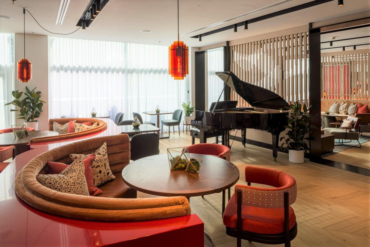 The Lowry Hotel Manchester Kültér fotó The Piano Room